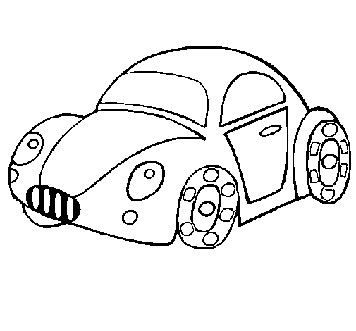 Dibujo de Coche de juguete para Colorear