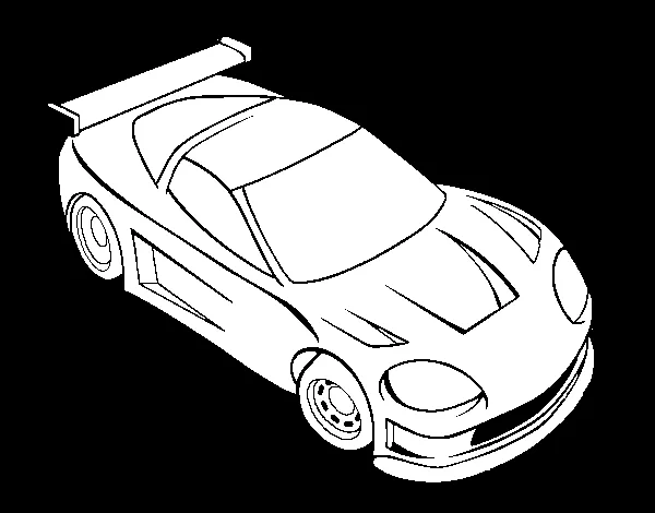 Coche moderno para colorear - Imagui