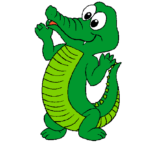 Dibujo de Cocodrilo bebe pintado por Floo en Dibujos.net el día 02 ...