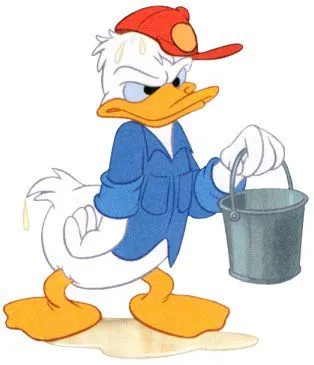 dibujo coloreado de pato donald - Imagenes y dibujos para ...