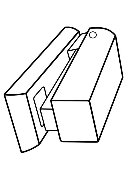 Dibujo para colorear grapadora - Img 22473