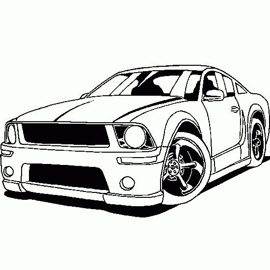 dibujo para colorear oscar Car Tuning