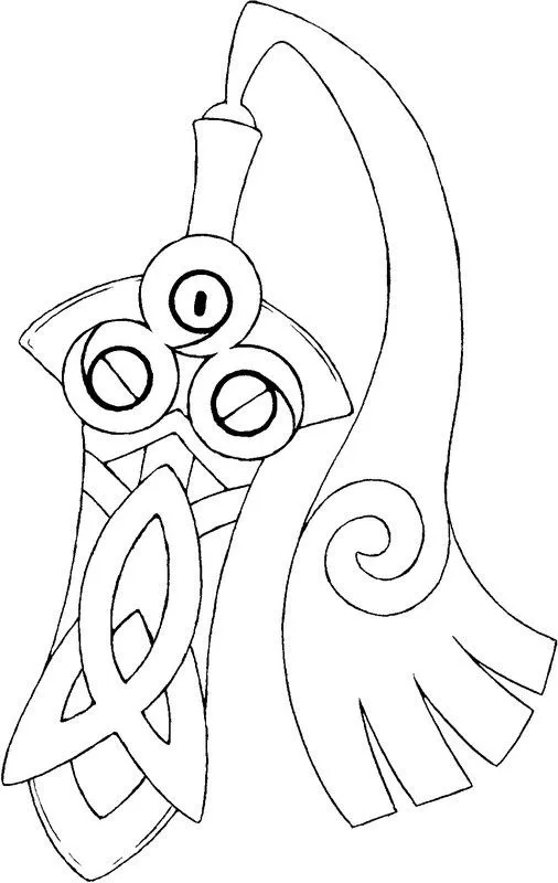 Dibujo para colorear Pokemon X Y  1