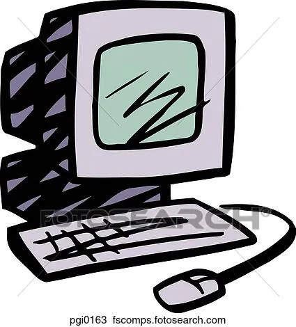 Dibujo - computadora personal pgi0163 - Buscar Clip Art ...