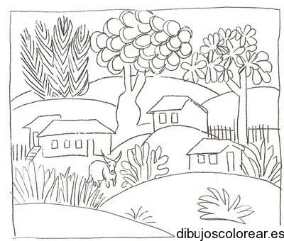 Dibujo de una comunidad | Dibujos para Colorear