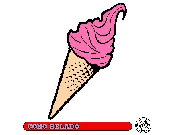 Dibujo de Cono Helado pintado por Mercelopez en Dibujos.net el día ...