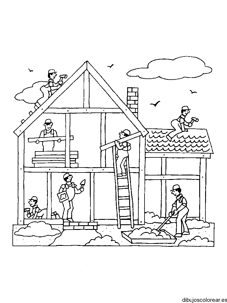 Dibujo de una construcción | Dibujos para Colorear