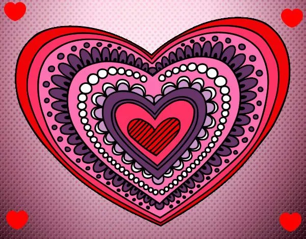 Dibujo de corazon pintado por Lunar en Dibujos.net el día 19-11-12 ...