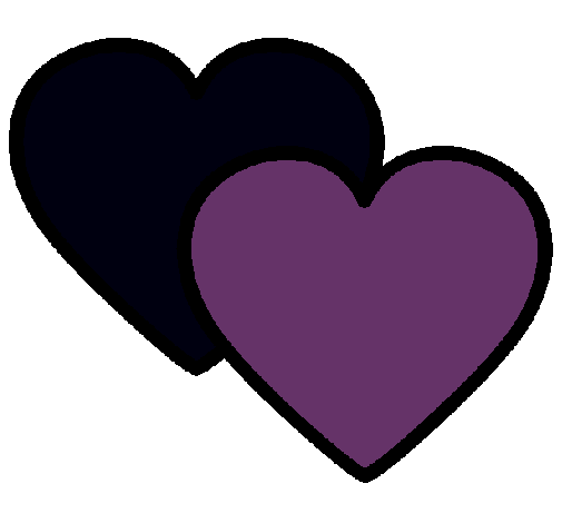 Dibujo de Corazones pintado por Darizplanb en Dibujos.net el día ...