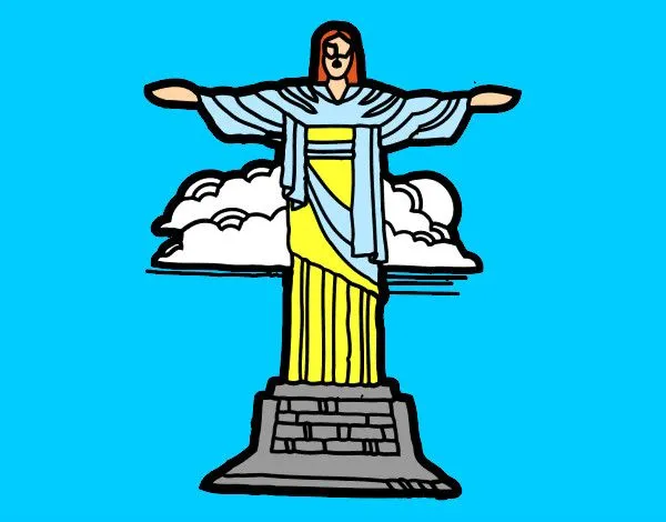 Dibujo de Cristo Redentor pintado por Enny en Dibujos.net el día ...