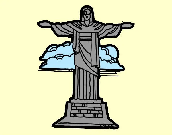 Dibujo de Cristo Redentor pintado por Federicci en Dibujos.net el ...