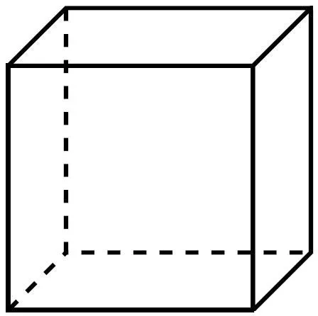 Dibujo de cubo para colorear - Imagui