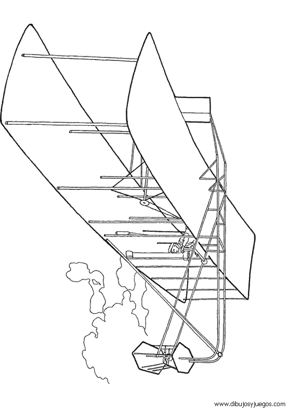 dibujo-de-aviones-antiguos-para-colorear-021 | Dibujos y juegos ...