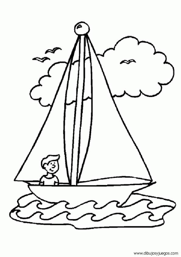 dibujo-de-barcos-con-velas-para-colorear-003 | Dibujos y juegos ...