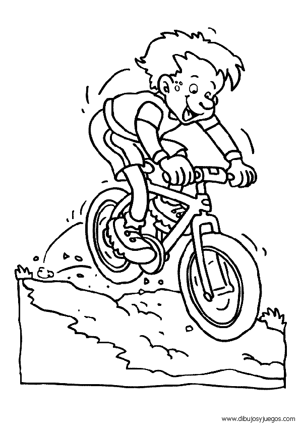 dibujo-de-bicicletas-para-colorear-006 | Dibujos y juegos, para ...