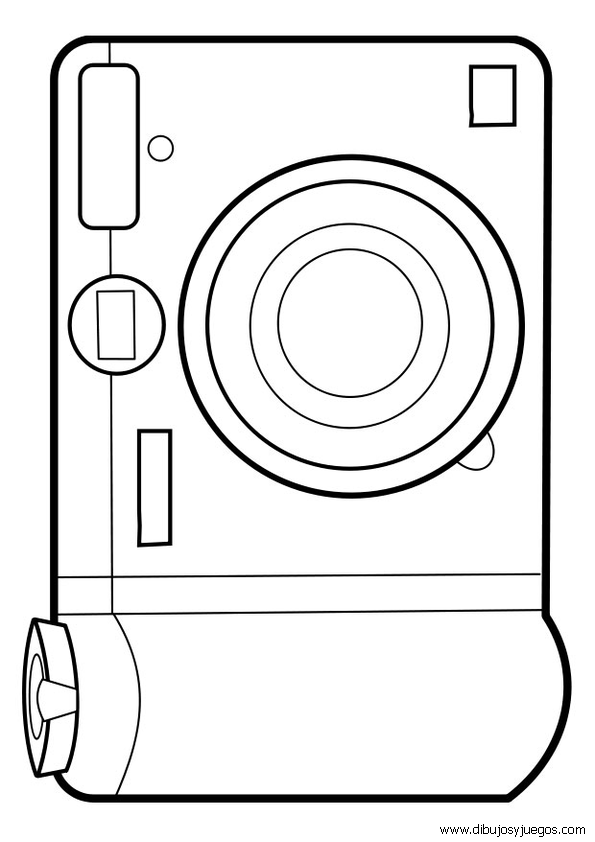 dibujo-de-camara-fotografica | Dibujos y juegos, para pintar y ...
