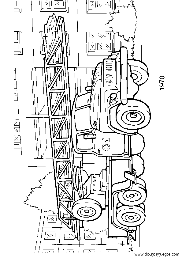 dibujo-de-camiones-de-bomberos-para-colorear-016 | Dibujos y ...