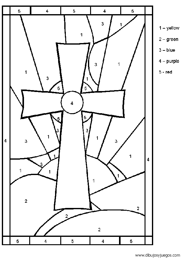 dibujo-de-jesus-en-la-cruz-crucifixion-006 | Dibujos y juegos ...