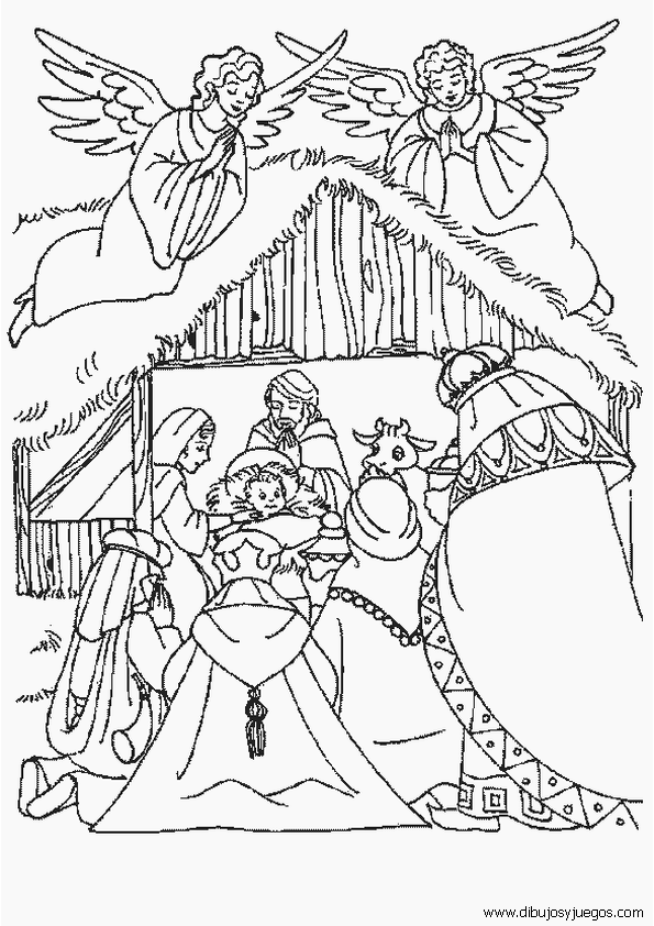 dibujo-de-nacimiento-de-jesus-nazaret-012 | Dibujos y juegos, para ...