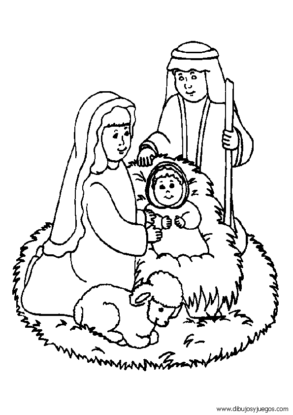 dibujo-de-nacimiento-de-jesus-nazaret-019 | Dibujos y juegos, para ...