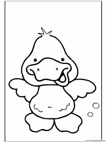 dibujo-de-pato-032 | Dibujos y juegos, para pintar y colorear