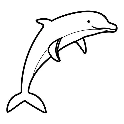 Dibujo de delfin para imprimir - Imagui