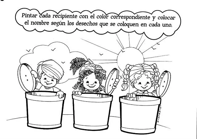 Dibujos para colorear por el dia de educacion inicial - Imagui