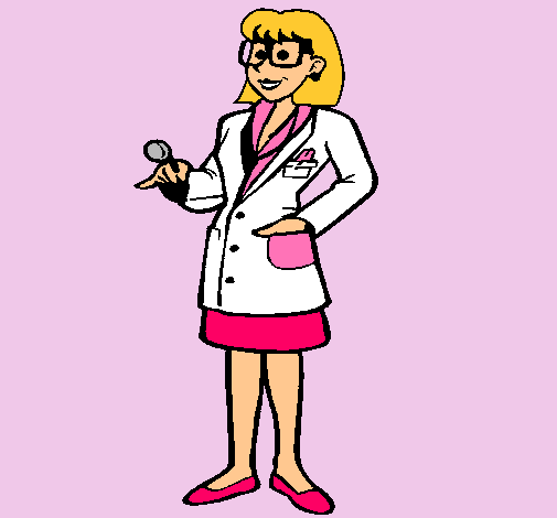 Dibujo de Doctora con gafas pintado por Alioli88 en Dibujos.net el ...