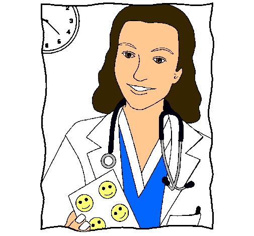 Dibujo de Doctora sonriendo pintado por Dra en Dibujos.net el día ...