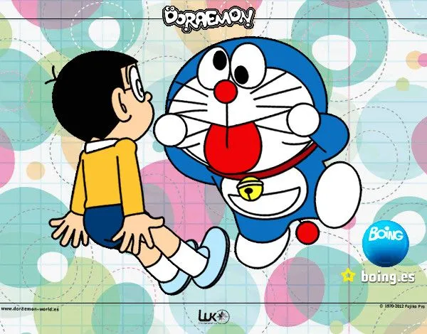 Dibujo de Doraemon y Nobita pintado por Amunyan en Dibujos.net el ...