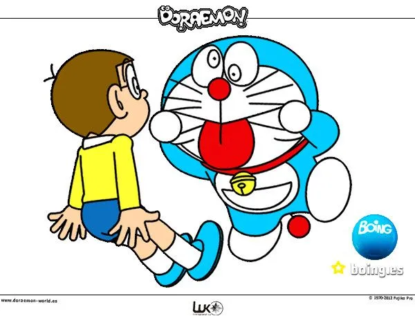 Dibujo de doraemon y nobita pintado por Lordjedi10 en Dibujos.net ...