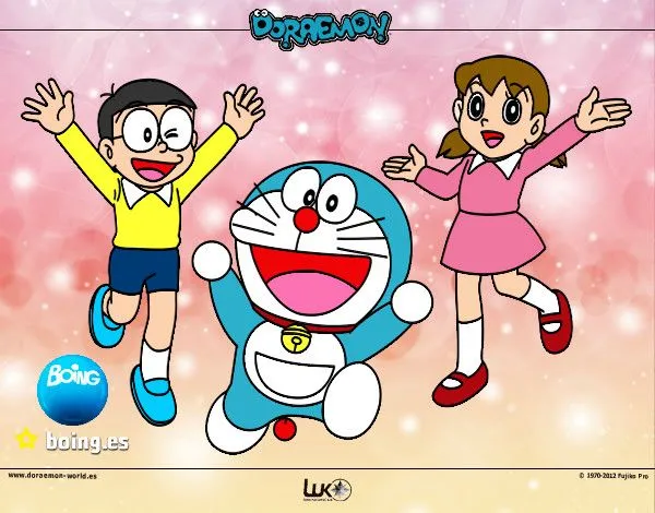 Dibujo de doraemon nobita shizuka pintado por Berryland en Dibujos ...