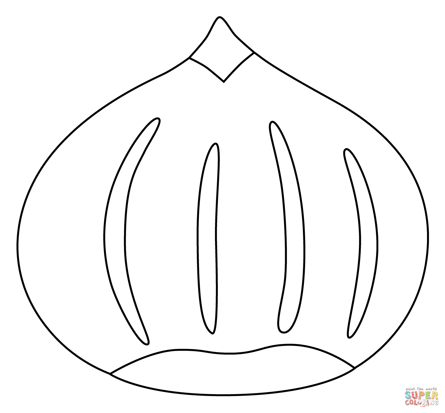 Dibujo de emoji castaño para colorear | Dibujos para colorear imprimir  gratis