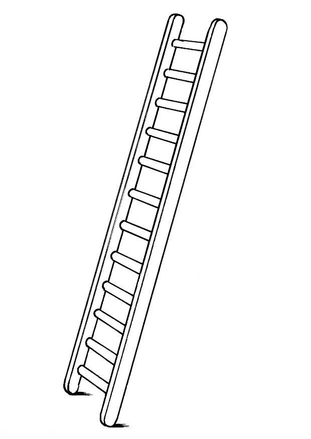 Dibujo de Escalera para colorear ~ Dibujos para Colorear Infantil