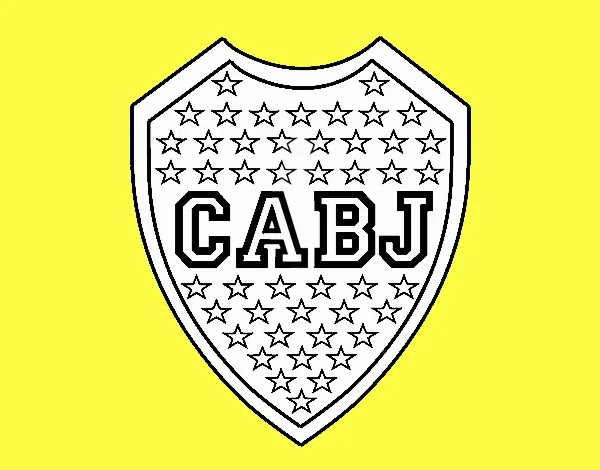 Dibujo de Escudo del Boca Juniors pintado por en Dibujos.net el ...