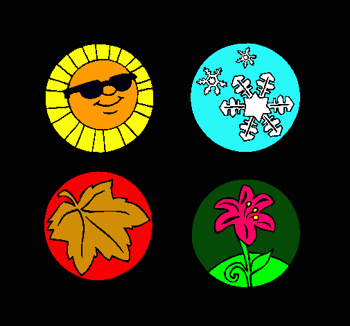 Dibujo de Estaciones del año pintado por Babysela en Dibujos.net ...