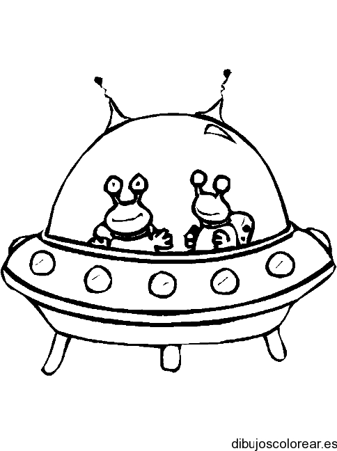 Dibujo de extraterrestres | Dibujos para Colorear