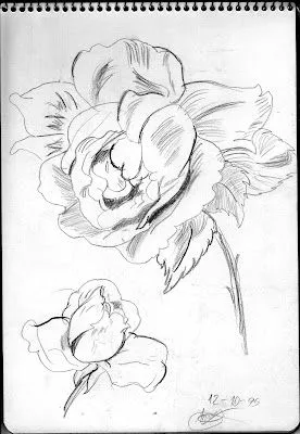 Dibujo facil flor - Imagui