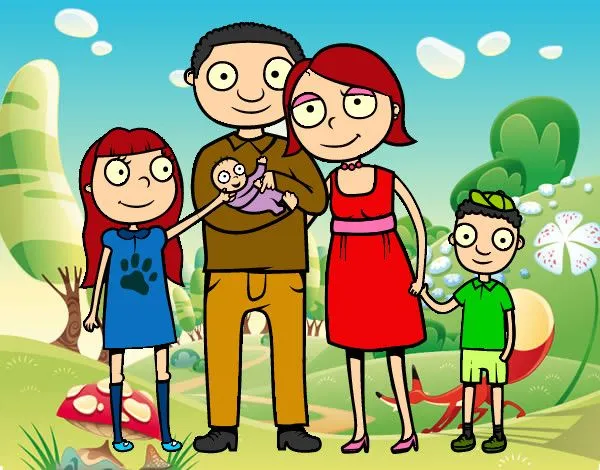 Dibujo de FAMILIA PARA SIMPRE pintado por Thayra123 en Dibujos.net ...