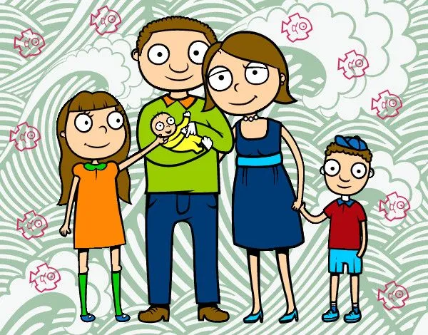 Dibujo de Familia unida pintado por Dcastro660 en Dibujos.net el ...