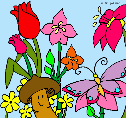 Dibujo de Fauna y flora pintado por Primavera en Dibujos.net el ...