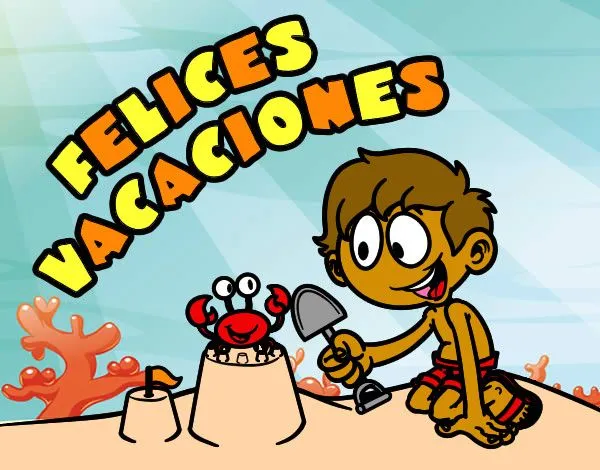 Dibujo de Felices vacaciones pintado por Alesita08 en Dibujos.net ...