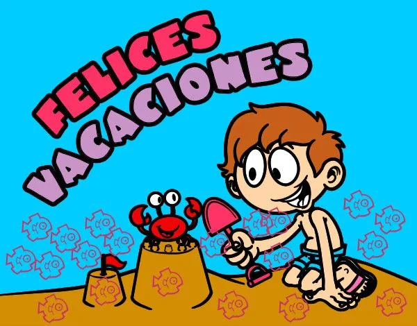 Dibujo de Felices vacaciones pintado por Nerea3 en Dibujos.net el ...
