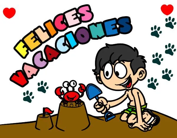 Dibujo de Felices vacaciones pintado por Totis1919 en Dibujos.net ...