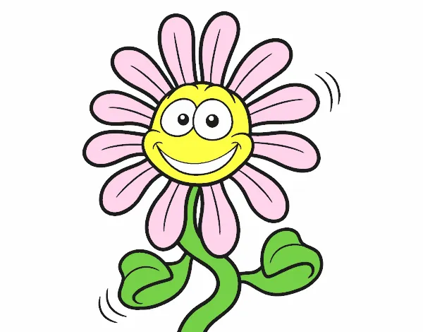 Dibujo de Flor animada pintado por en Dibujos.net el día 28-04-15 ...