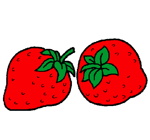 Dibujo de fresas pintado por Frutilla en Dibujos.net el día 03-02 ...