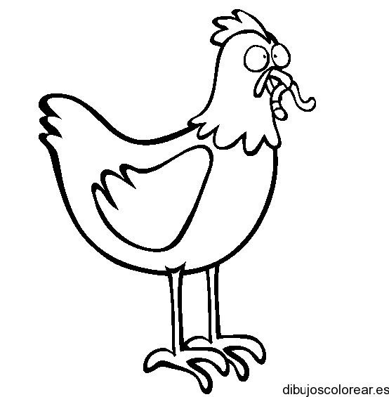 Dibujo de un gallo | Dibujos para Colorear