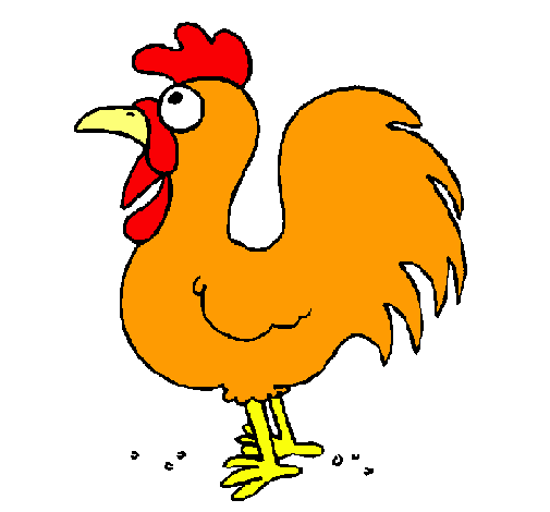 Dibujo de Gallo de granja pintado por Criss777 en Dibujos.net el ...