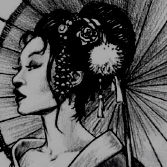 Dibujo de Geisha | Grafiti And Art | Pinterest