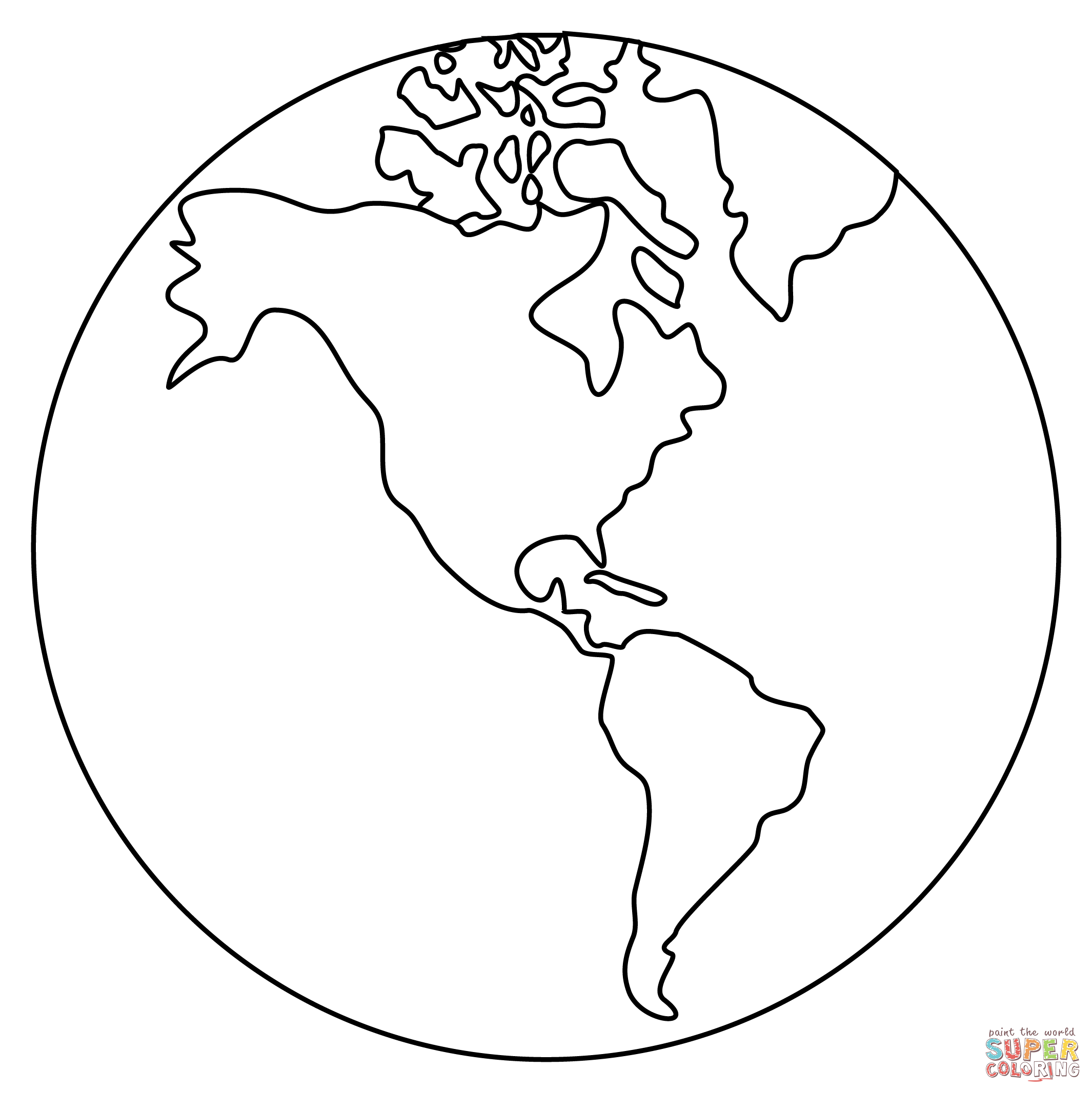 Dibujo de globo, actuación, américa para colorear | Dibujos para colorear  imprimir gratis